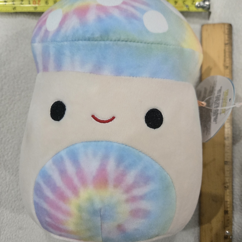Squishmallows Tie-Dye Mushroom Kervena Plush 8" W/ Tags S7 #1234 SKU 903818